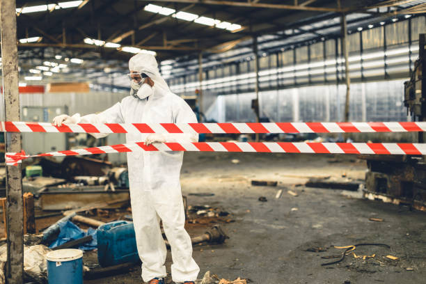 Professional Biohazard technician working in Norwood, PA